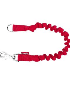 Amortyzator do smyczy Champion taśmowy - 57-90 cm x 2,5 cm - Czerwony