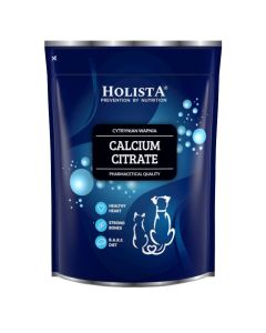 Cytrynian wapnia proszek dla psów i kotów Holista Calcium Citrate 1000 g