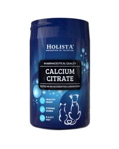 Cytrynian wapnia proszek dla psów i kotów Holista Calcium Citrate 200 g