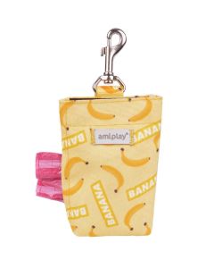 Etui na worki dla psa Amiplay BeHappy Banana