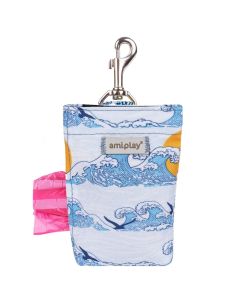 Etui na worki dla psa Amiplay BeNature Waves