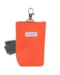 Etui na worki dla psa Amiplay Samba - Pomarańczowe