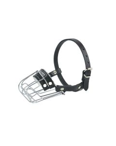 Kaganiec dla psa koszykowy metalowy Champion - 18/5 cm - Pinczer