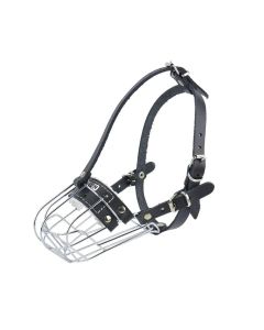 Kaganiec dla psa koszykowy metalowy Champion - 22/7,5 cm - Szpic