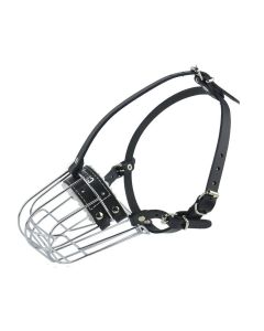 Kaganiec dla psa koszykowy metalowy Champion - 22/8 cm - Pudel