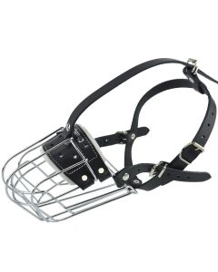 Kaganiec dla psa koszykowy metalowy Champion - 31/11 cm - Owczarek