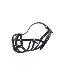 Kaganiec dla psa koszykowy skórzany Champion - 29 / 3,5 cm - Bokser