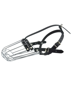 Kaganiec dla psa koszykowy metalowy Champion - 24/13,5 cm - Collie