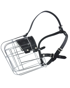 Kaganiec dla psa koszykowy metalowy Champion - 44/13 cm - Dog