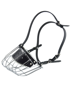 Kaganiec dla psa koszykowy metalowy Champion - 45/14 cm - Bernardyn