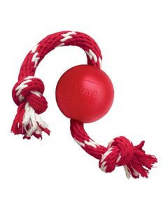Zabawka dla psa KONG Ball with Rope - roz. S
