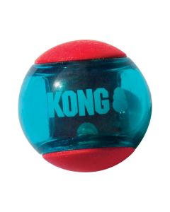 KONG Squeezz Action Ball Red S – piszcząca piłka dla psa o średnicy 5,08 cm