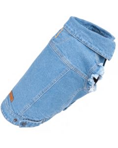 Kurtka jeansowa dla psa Amiplay Denim - roz. 35 - Niebieska