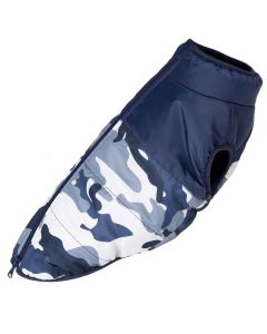 Kurtka puchowa dla psa Amiplay Recon - roz. 40 - Moro granatowa