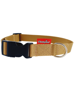 Obroża dla psa Champion taśmowa na zatrzask - 70 x 2,5 cm - Złoty