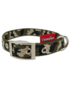 Obroża dla psa Champion taśmowa z wzorem - 70 x 2,5 cm - Moro