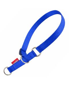 Obroża dla psa półzaciskowa Champion taśmowa - 50 cm - Niebieska
