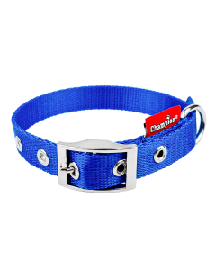 Obroża dla psa Champion taśmowa - 70 x 2,5 cm - Niebieska