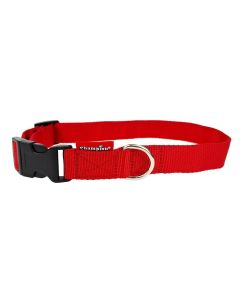 Obroża dla psa Champion taśma TP na zatrzask - 65 x 2,5 cm - Czerwona