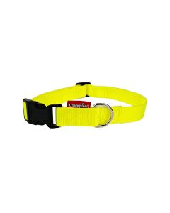 Obroża dla psa Champion taśma TP na zatrzask - 60 x 2,5 cm - Żółta