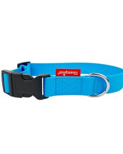 Obroża dla psa Champion gumowa - 30 x 1,6 cm - Niebieska