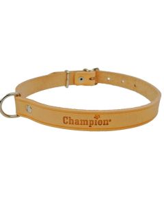 Obroża dla psa Champion skórzana - 60 x 2,5 cm - Oranż