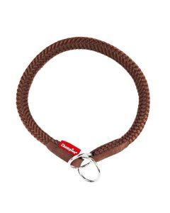 Obroża dla psa zaciskowa Champion linka - 55 x 1,4 cm - Brązowa