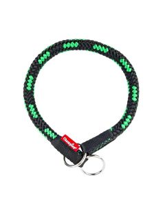 Obroża dla psa zaciskowa Champion linka - 65 x 1,4 cm - Zielono-czarna
