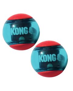 Piłka na przysmaki KONG Squeezz Action Ball - roz. L - 2 szt.
