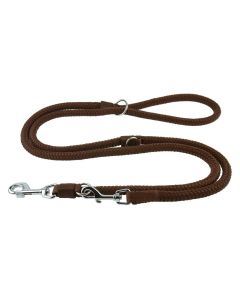 Smycz dla psa regulowana Champion linka - 5 m x 1,4 cm - Brązowa