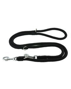 Smycz dla psa regulowana Champion linka - 3 m x 0,6 cm - Czarna