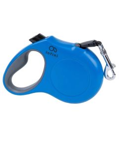 Smycz automatyczna AMIPLAY Infini Freedom - 5 m do 15 kg - roz. M - Niebieska