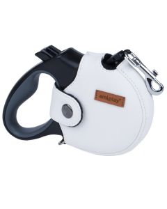 Smycz automatyczna AMIPLAY Infini New York - 3 m do 12 kg - roz. S - Biała