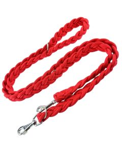 Smycz dla psa Champion pleciona gruba - 2,2 m x 3,5 cm - Czerwona