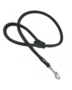 Smycz dla psa prosta Champion skórzana okrągła 120 cm