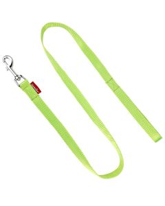 Smycz dla psa prosta Champion taśma TP - 120 x 1,6 cm - Zielona