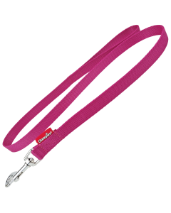 Smycz dla psa prosta Champion taśmowa - 1,2 m x 1 cm - Fuksja