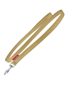 Smycz dla psa prosta Champion taśmowa - 10 m x 2,5 cm - Złoty