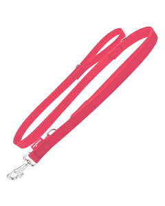 Smycz dla psa regulowana Champion gumowa - 3 m x 1,6 cm - Fuksja