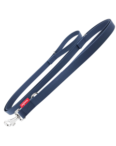 Smycz dla psa regulowana Champion gumowa - 3 m x 2,5 cm - Granatowa