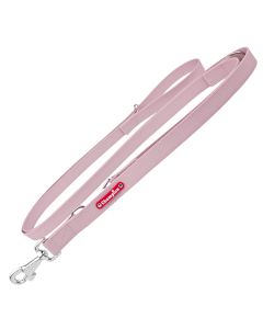 Smycz dla psa regulowana Champion gumowa - 3 m x 2,5 cm - Różowa