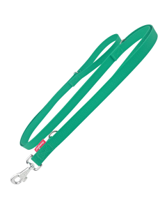 Smycz dla psa regulowana Champion gumowa - 3 m x 2,5 cm - Turkusowa