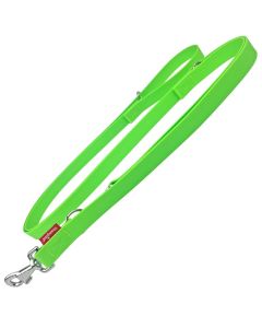 Smycz dla psa regulowana Champion gumowa - 4 m x 1,6 cm - Zielona