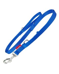 Smycz dla psa regulowana Champion taśmowa - 3 m x 1,6 cm - Niebieska