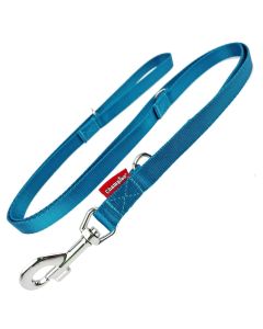 Smycz dla psa regulowana Champion taśmowa - 5 m x 1,3 cm - Turkusowa