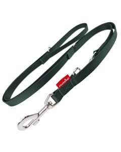 Smycz dla psa regulowana Champion taśmowa - 4 m x 2 cm - Zielona