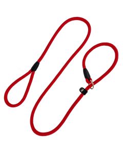 Smycz dla psa zaciskowa behawioralna Champion linka - 0,6 cm - Czerwona