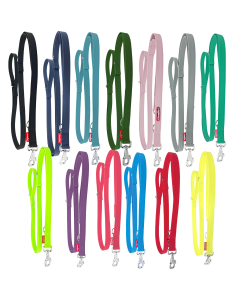 Smycz dla psa regulowana Champion gumowa - różne kolory