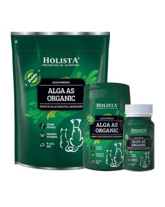 Sproszkowana alga morska dla psa i kota Holista Alga as Organic