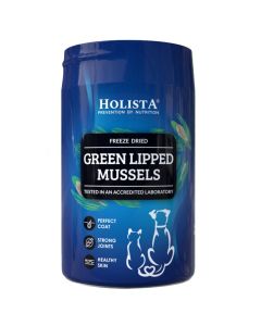 Sproszkowany małż nowozelandzki dla psa i kota Holista Green Lipped Mussels 100 g